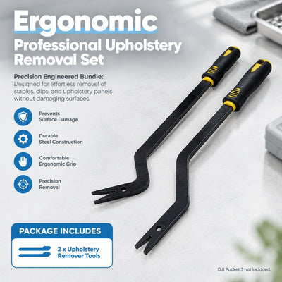 VW Roof Grab Handle and Sun Visor Removal Tool, T10518A Angled Clip Release Tool with Non-Slip Handl