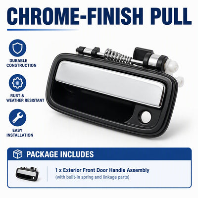 Chrome Outside Door Handle fits Toyota Tacoma 1995 1996 1997 1998 1999 2000-2004