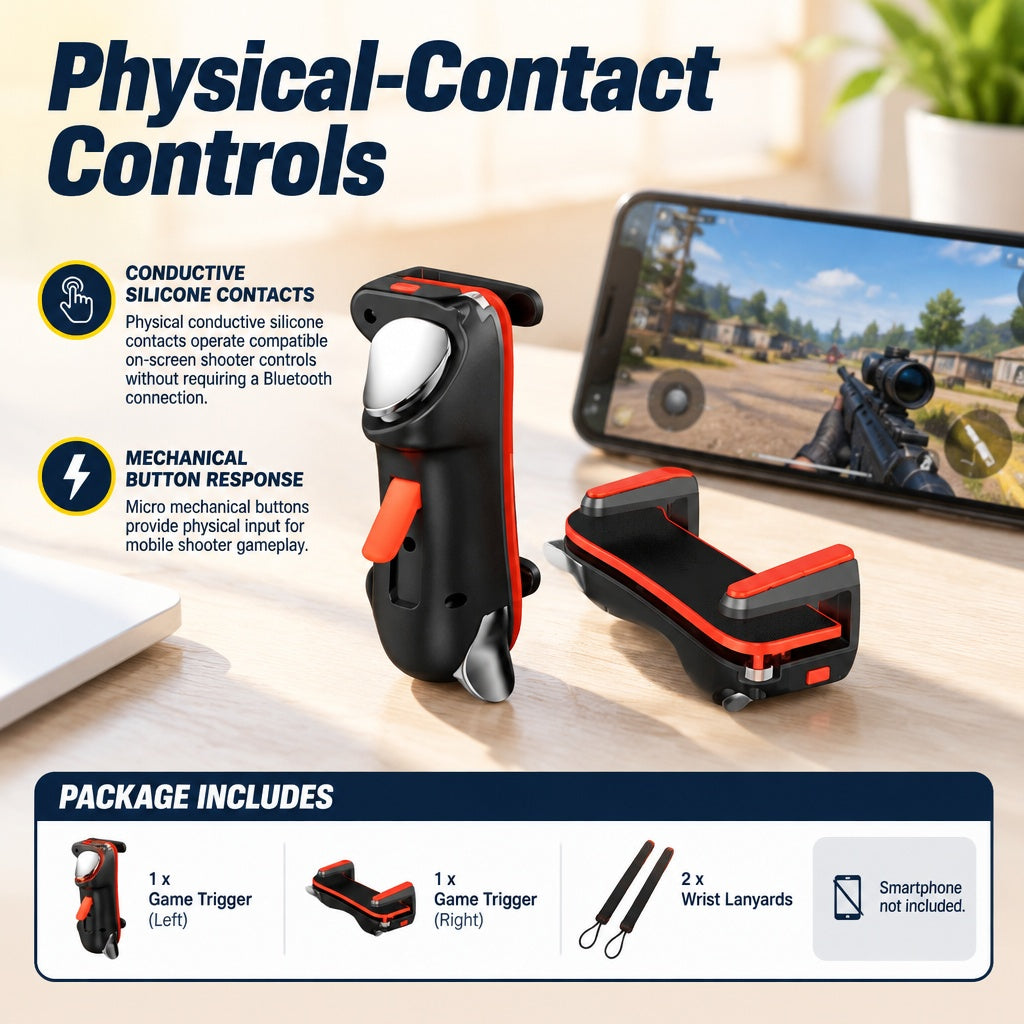 Superior Quality Six-finger frequency conversion continuous click gamepad USA
