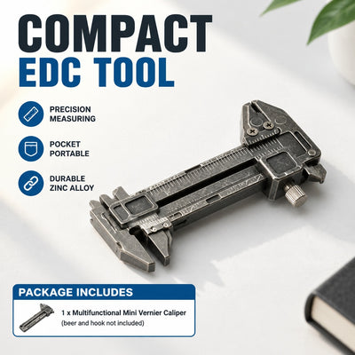 High Accuracy Pocket Miniature Vernier Caliper in Durability Zinc Alloy Material