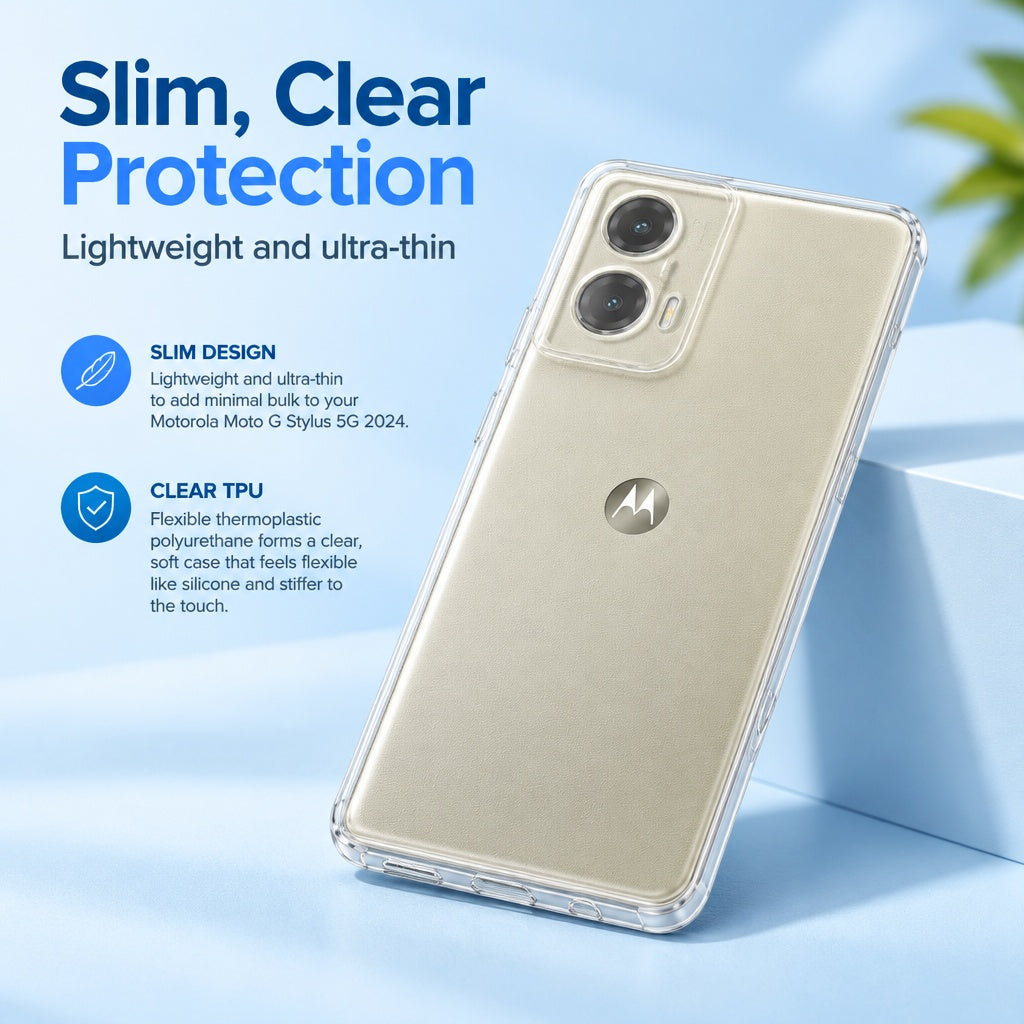 Slim Protective Case Compatible with Motorola Moto G Stylus 5G 2024 XT2419-1