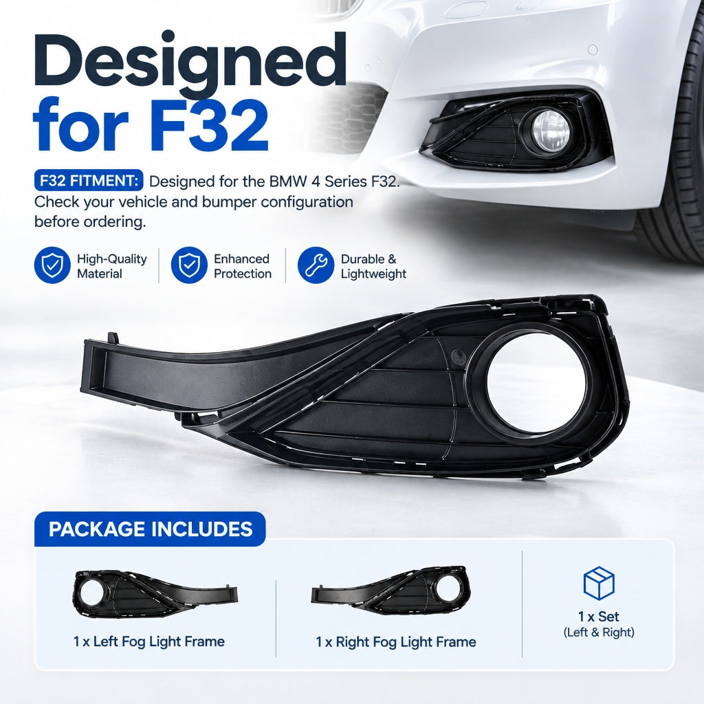 Car Front Bumper Fog Light Surround Fits BMW F32 4 Series Replacement Part BMW 4