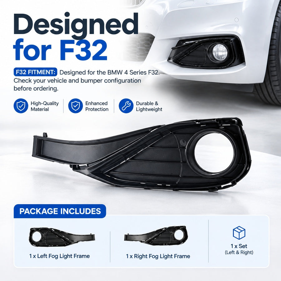 Car Front Bumper Fog Light Surround Fits BMW F32 4 Series Replacement Part BMW 4