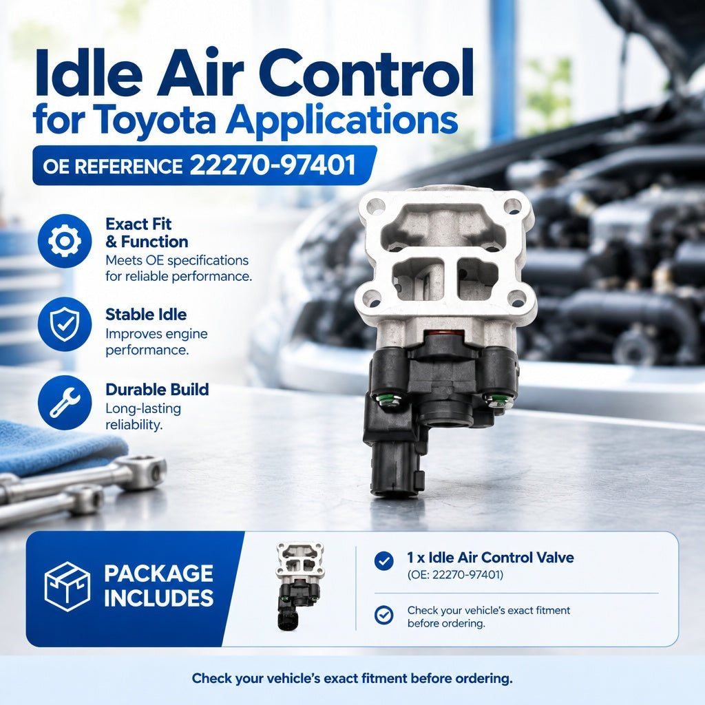 Car Idle Air Control Unit Compatible With Toyota 22270-97401 Durable Part Engine