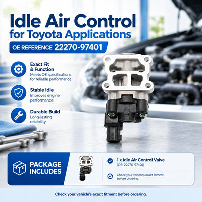 Car Idle Air Control Unit Compatible With Toyota 22270-97401 Durable Part Engine