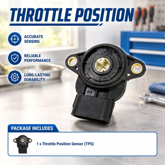 Throttle Position Sensor (TPS) Compatible with Select Suzuki Vitara 2.0L Models, 3-Pin Connector, OE