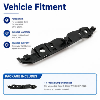 Premium Front Bumper Retainer Bracket, fits Mercedes-Benz E-Class W213 2017-2020
