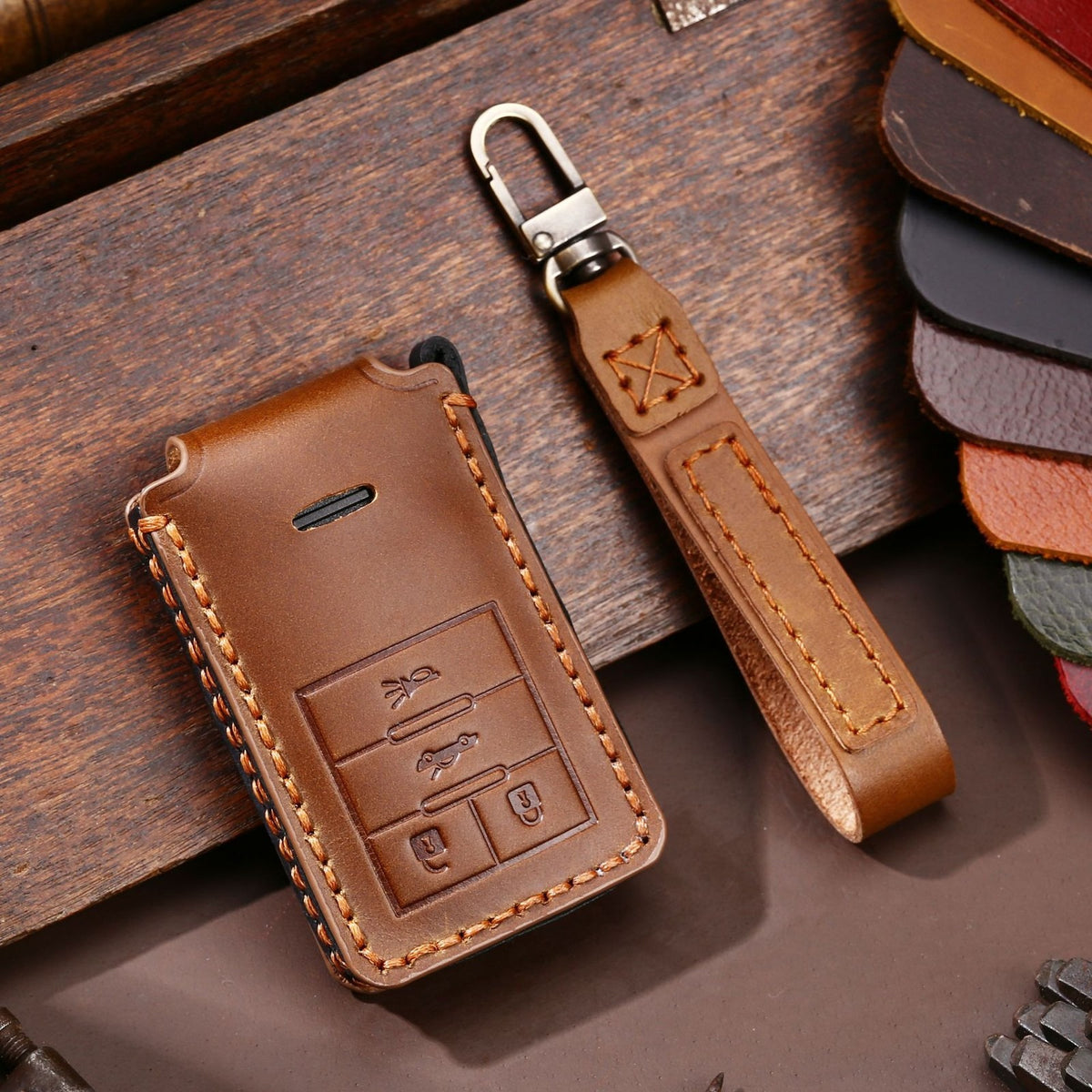 CAR1772BN4 4 Keys Brown