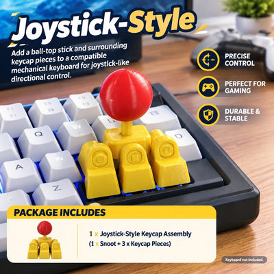 Button-style Responsive Sturdy Durable Compact 3D Printed Keycap Gaming Joystick