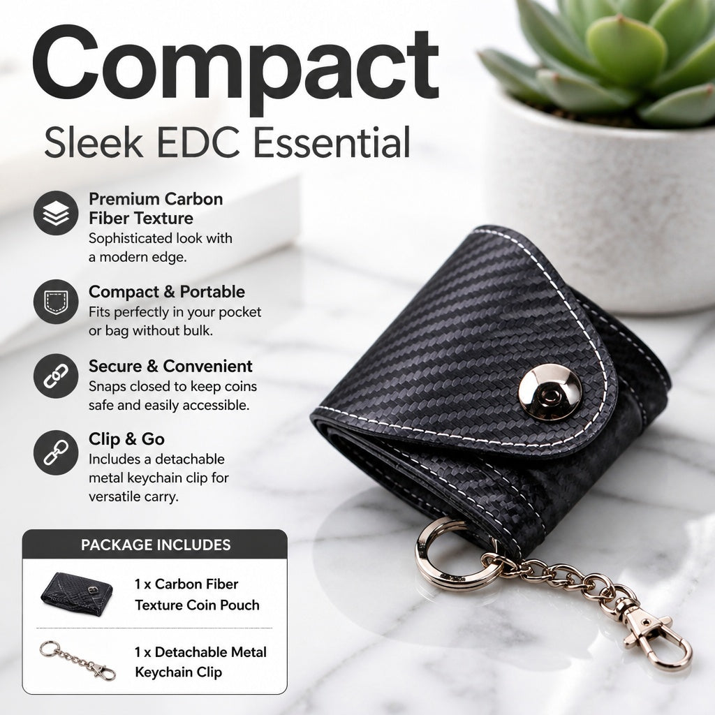 Men's PU Leather Cigarette Case Belt Pouch with Snap Flap, Lighter Pocket and Chain Clip, Compact Ci