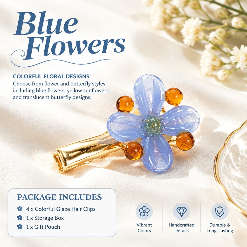 Elegant Shiny Smooth Premium Trendy Clear Delicate New Colored Glaze Accessories
