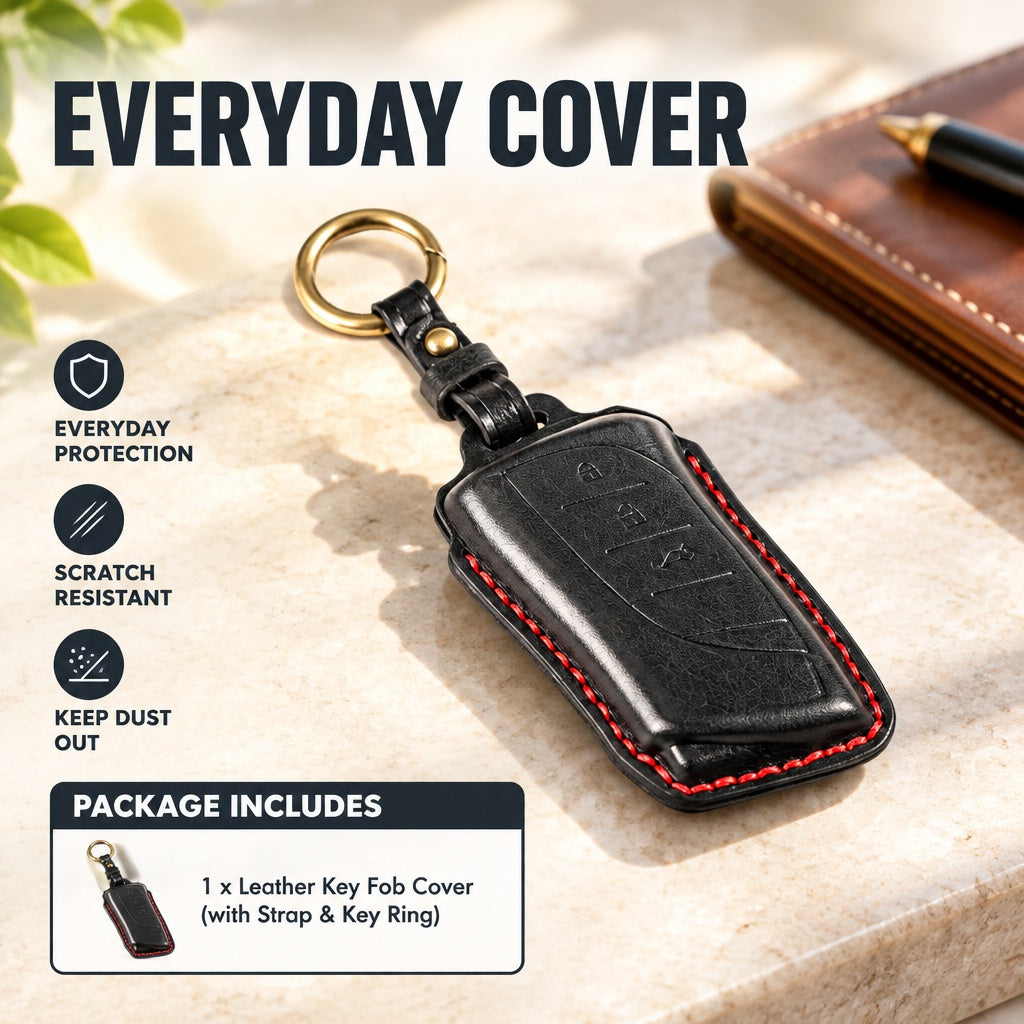 Luxury Leather Key Fob Cover Compatible with Lexus ES200 RX300 NX200 Series