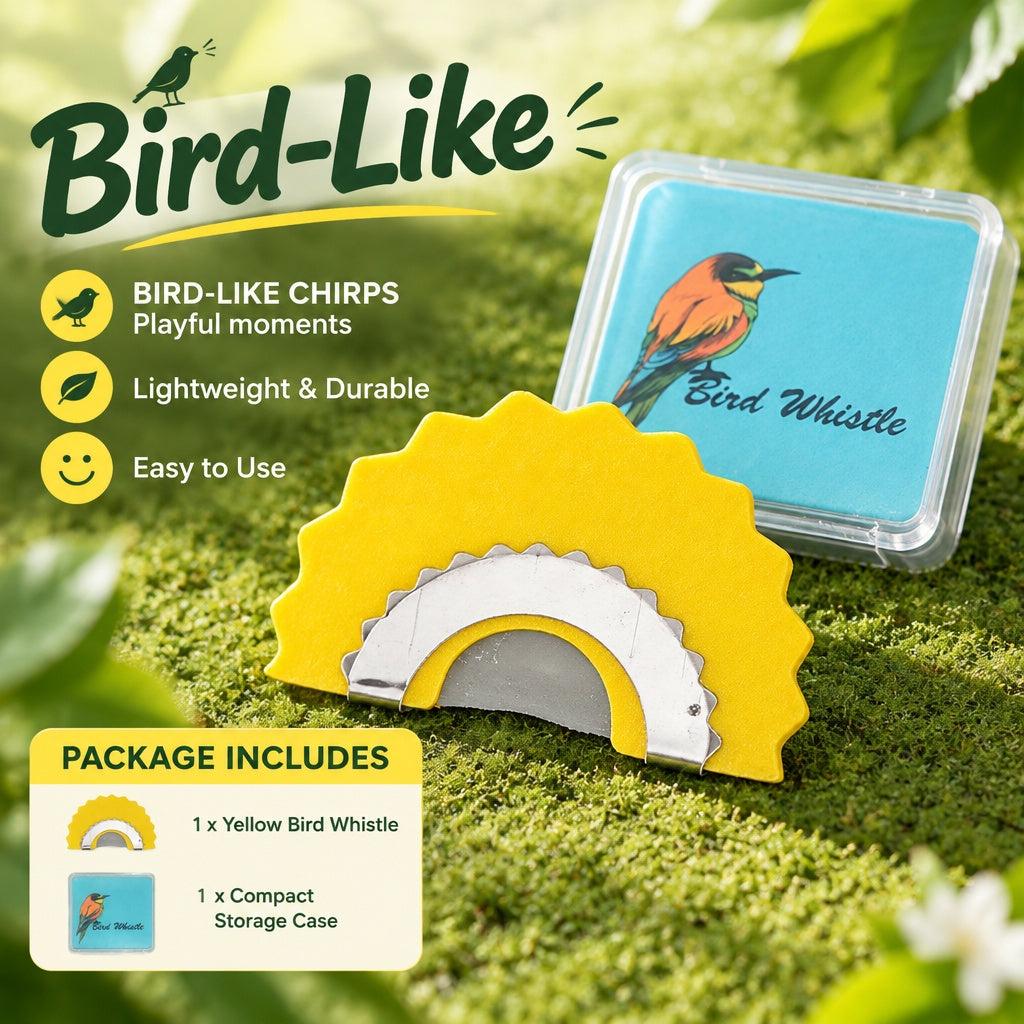 Well-Crafted User Friendly Economical Compact Yellow Bird Training Sound Whistle