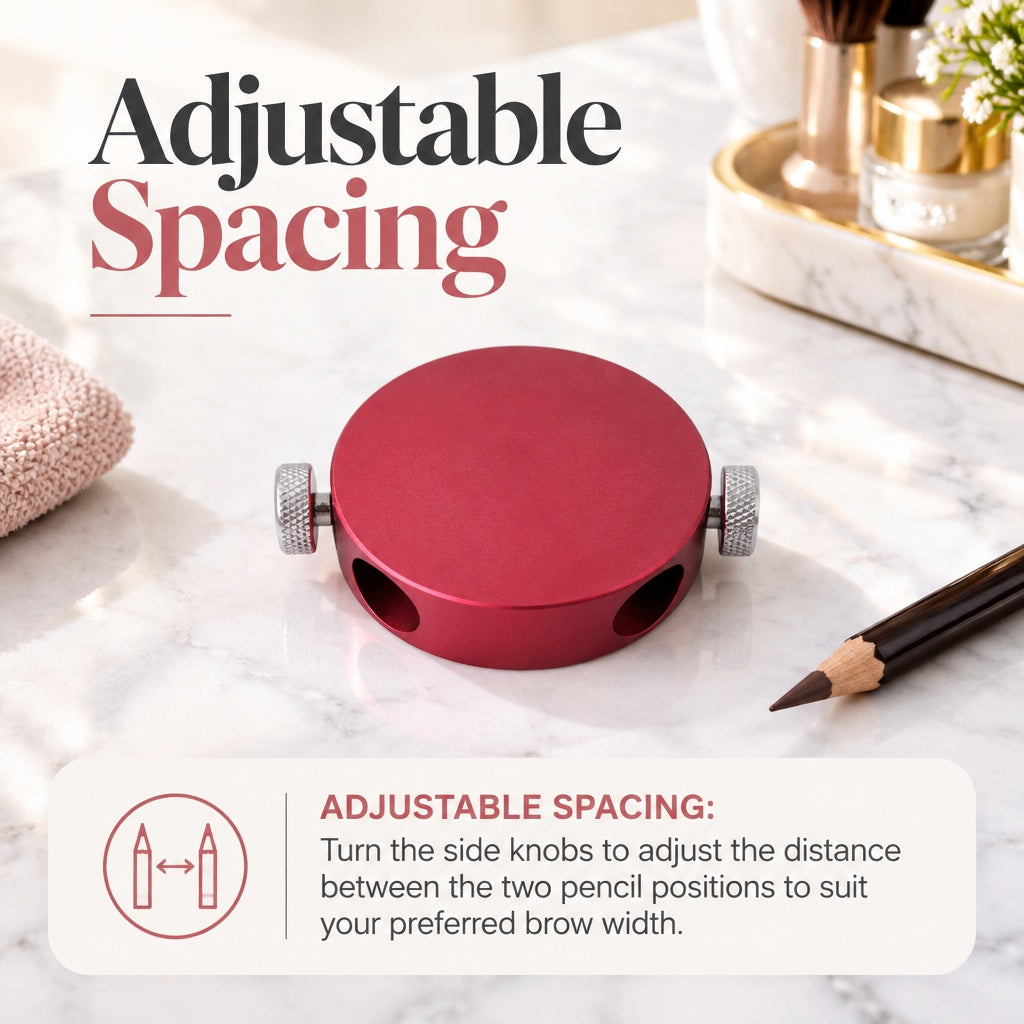 Helpful Practical Easy-To-Use Durable Sturdy Eyebrow Pencil Positioning Aid Tool