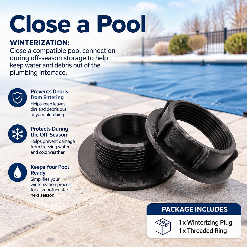 Heavy Duty Pool Port Cover Stopper for 38mm Intex Bestway Pool Accessories Above