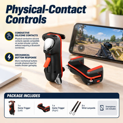 Superior Quality Six-finger frequency conversion continuous click gamepad USA