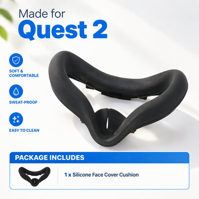 High Grade Premium Soft Face Cover Bracket Silicone for Oculus Quest 2 Women Men