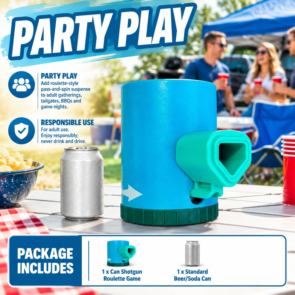 High Reliable Style Roulette Drinking Game fits Tailgating Randomized Party Beer