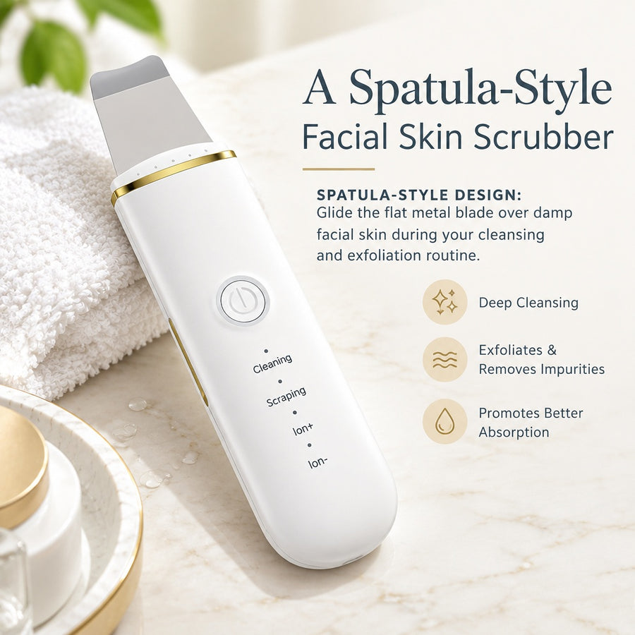 High Grade Skin Scrubber Blackhead Remover Pore Cleaner Fits Face Deep Cleansing