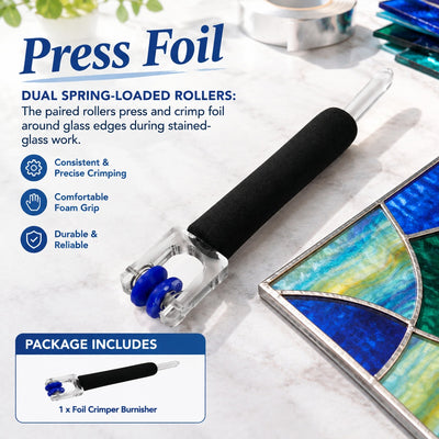 High Quality Foiling Tool Foil Crimper Burnisher Hand Tool Aluminum Foil Wrapper