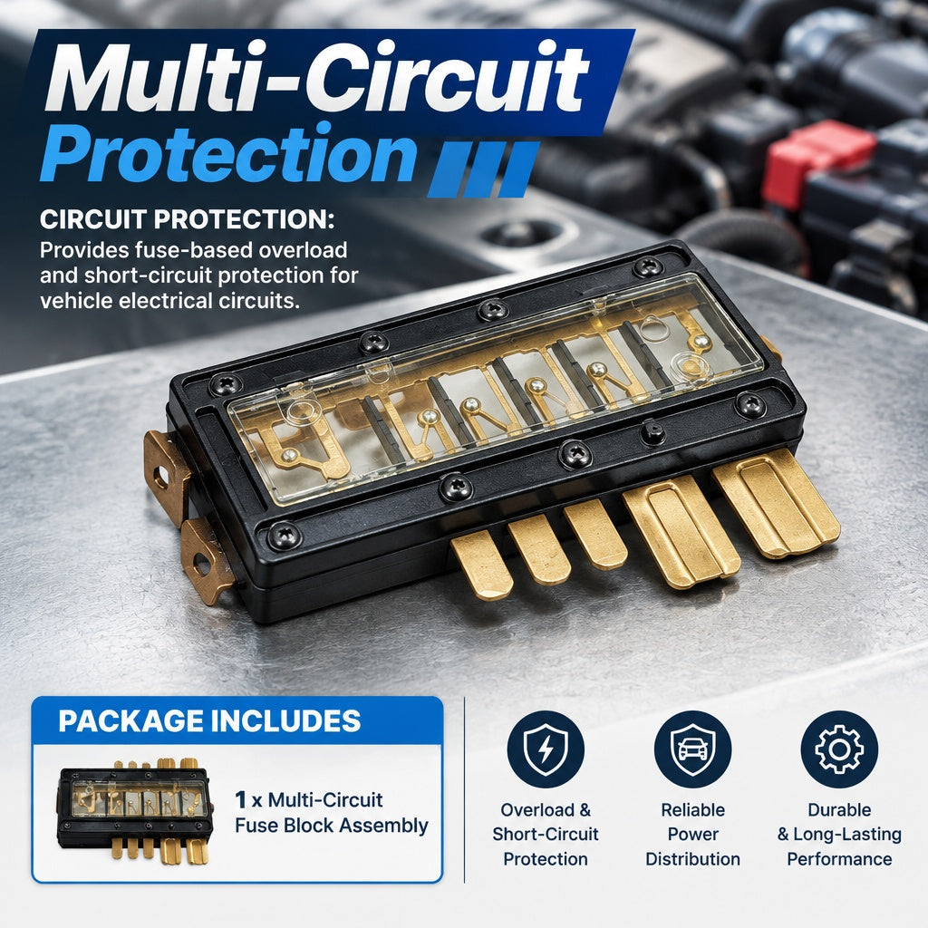Wear Resistant Multi Amp Vehicle Circuit Safety Fuse Module fits Acura TLX TLX-L