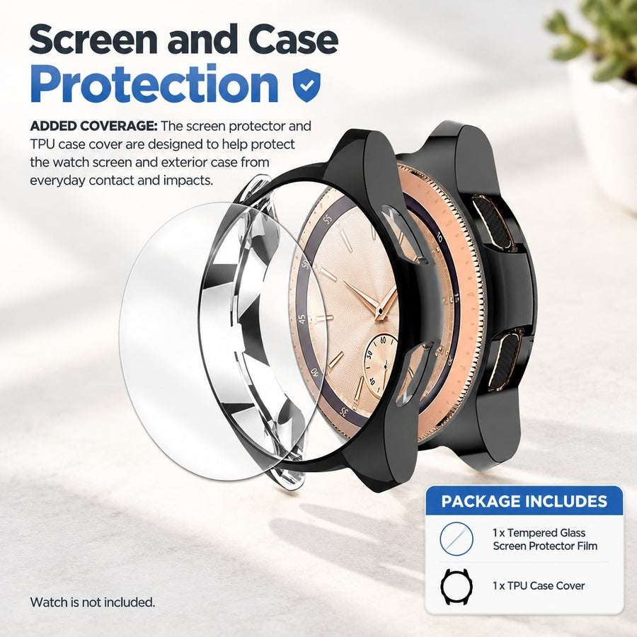 Clear 9H HD Tempered Glass Screen Protector for Samsung Gear S3 Classic SM-R775V